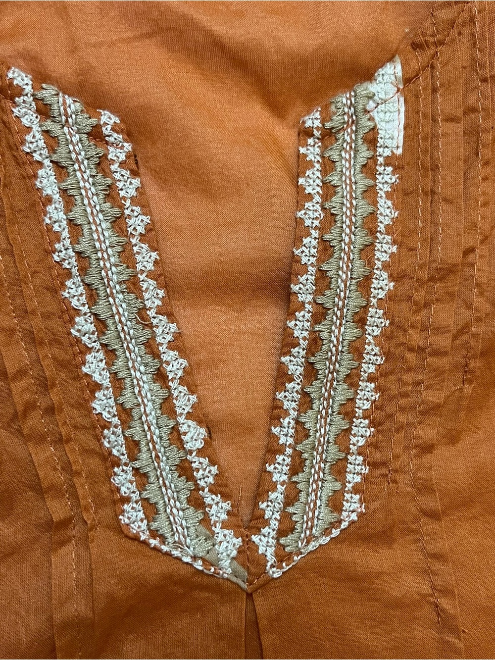 Eddie Bauer XL Lightweight Cotton Floral Boho Tunic Top - Picture 3 of 7